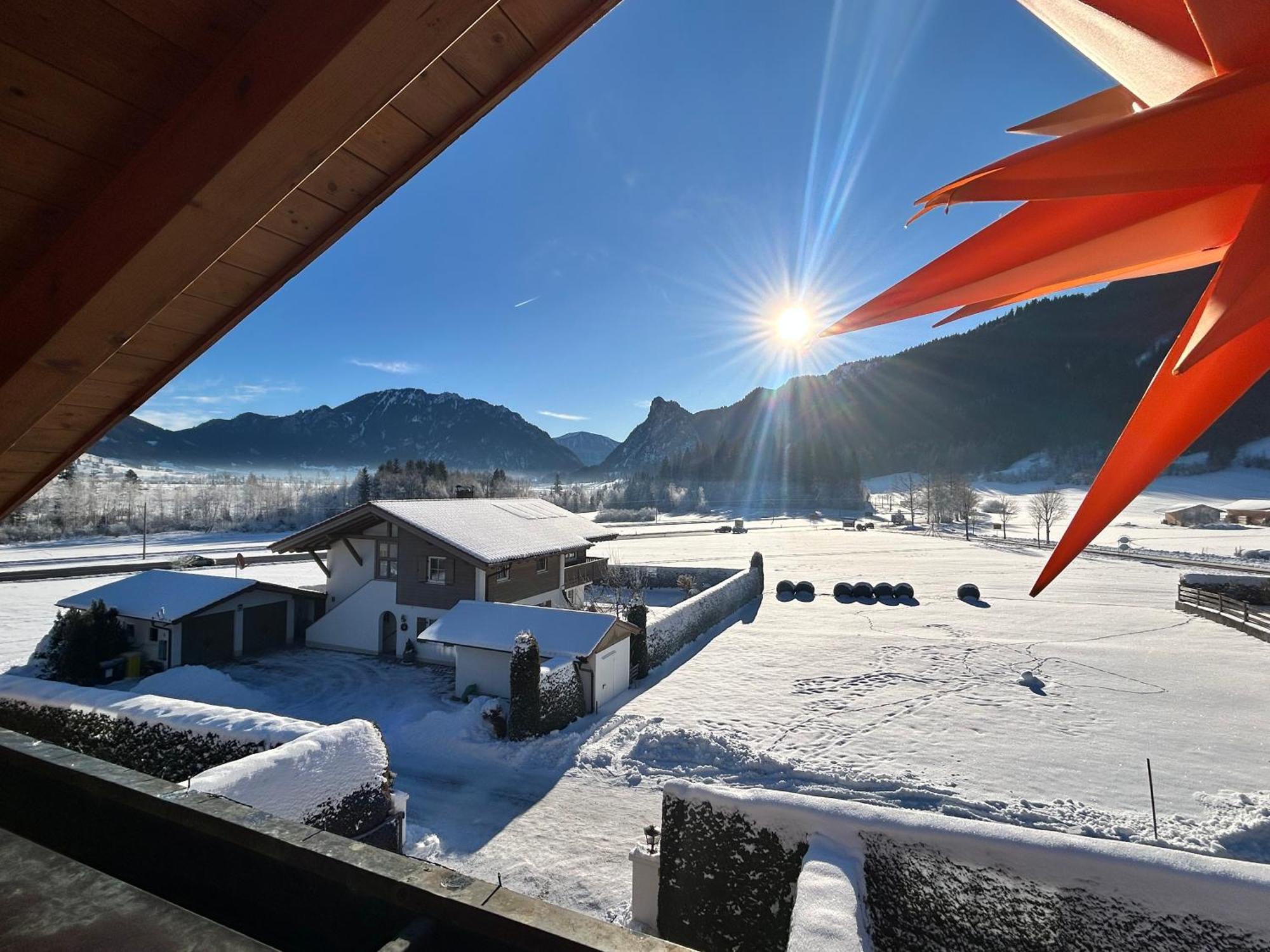 Ferienwohnung Mit Bergblick Unterammergau Luaran gambar