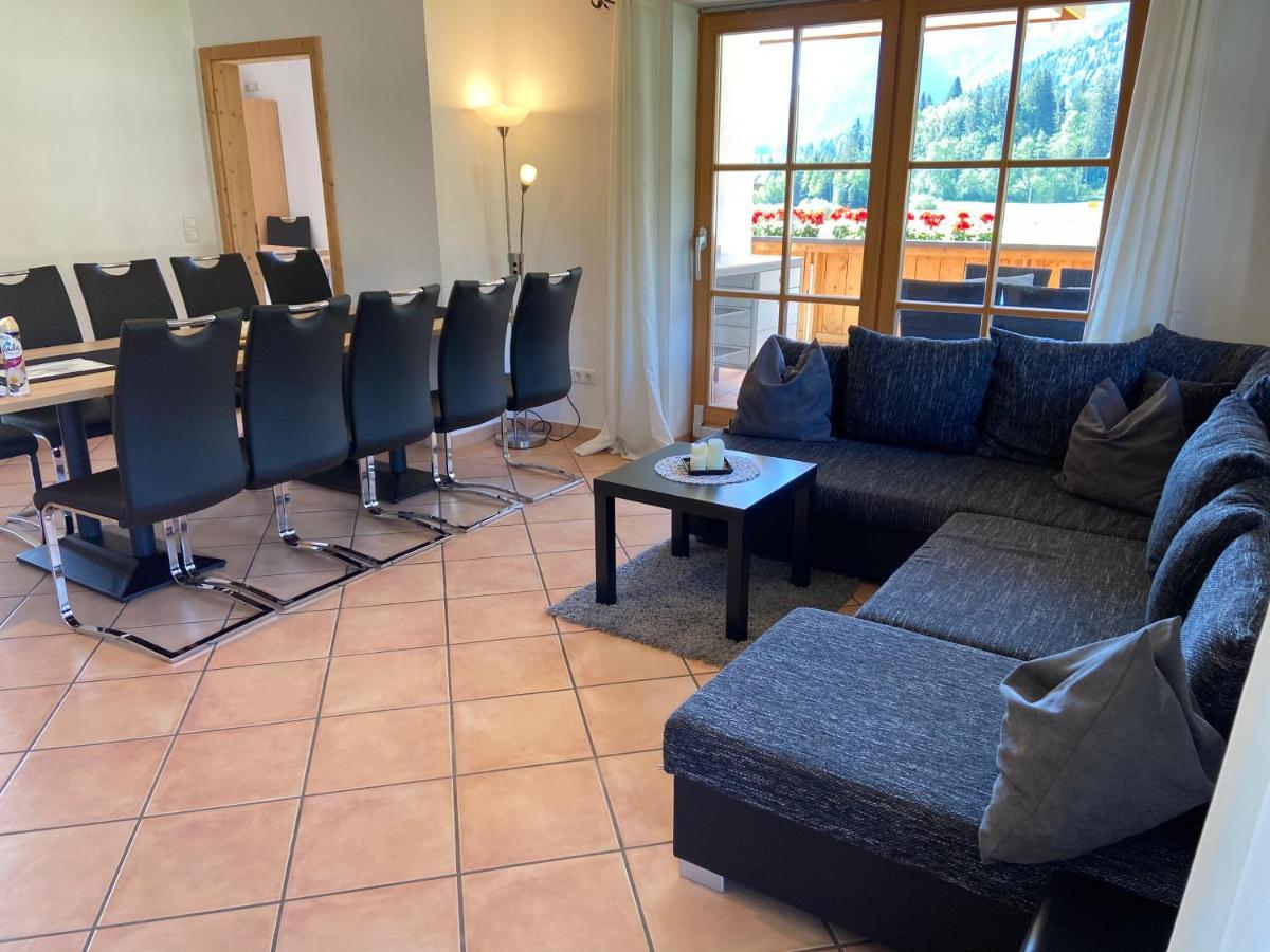 Ferienwohnung Mit Bergblick Unterammergau Luaran gambar